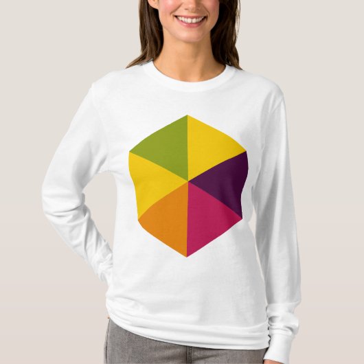 Kleur Hexagon 01 T-shirt (Voorkant)