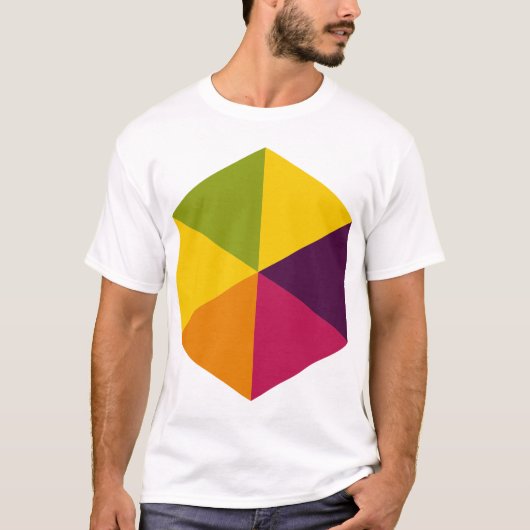 Kleur Hexagon 01 T-shirt (Voorkant)