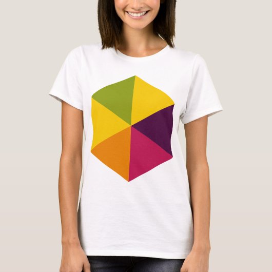 Kleur Hexagon 01 T-shirt (Voorkant)