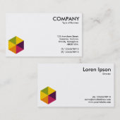 Kleur Hexagon 01 Visitekaartje (Voorkant / Achterkant)