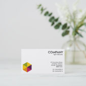 Kleur Hexagon 01 Visitekaartje (Staand voorkant)