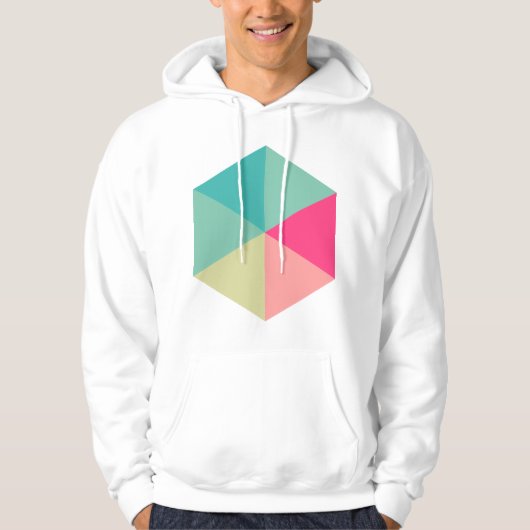 Kleur Hexagon 02 Hoodie (Voorkant)
