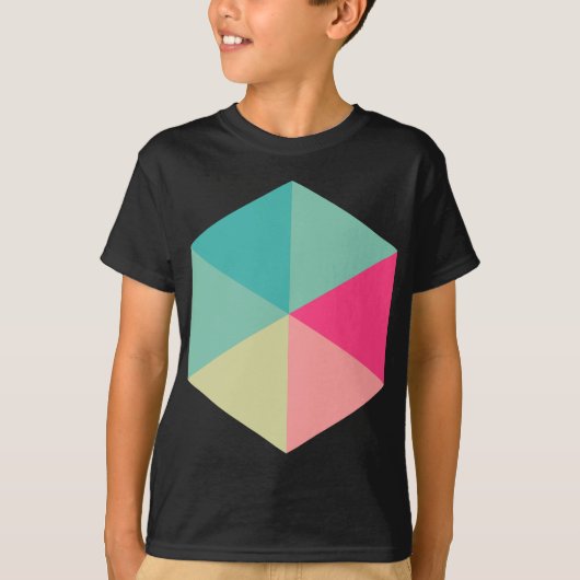 Kleur Hexagon 02 T-shirt (Voorkant)