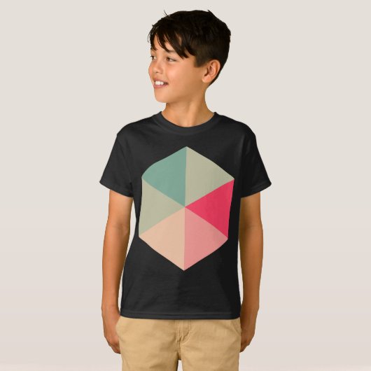 Kleur Hexagon 04 T-shirt (Voorkant volledig)