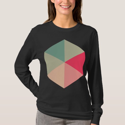 Kleur Hexagon 04 T-shirt (Voorkant)