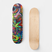 Kleur hoog skateboard (Voorkant)