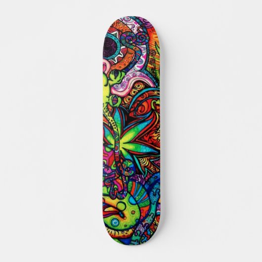 Kleur hoog skateboard (Voorkant)
