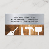 Kleur | Houtkorreltimmerwerk Visitekaartje (Achterkant)