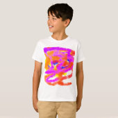 Kleur Ideeën abstracte mind stress T-shirt (Voorkant volledig)