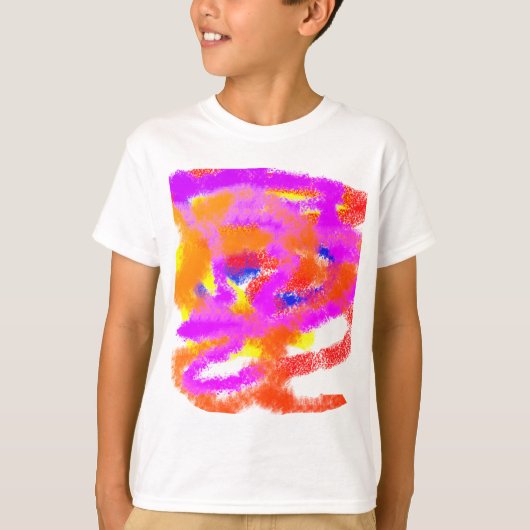 Kleur Ideeën abstracte mind stress T-shirt (Voorkant)