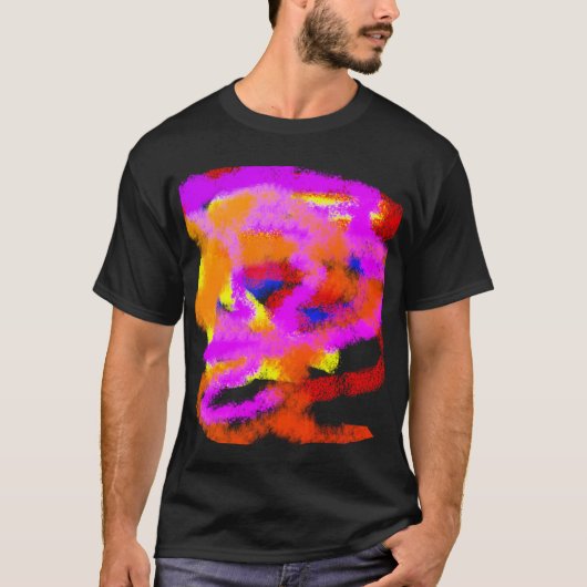 Kleur Ideeën abstracte mind stress T-shirt (Voorkant)