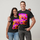Kleur Ideeën abstracte mind stress T-shirt (Unisex)