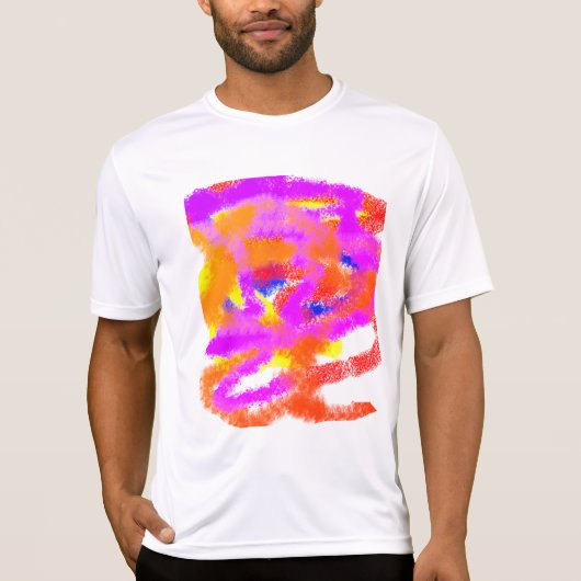 Kleur Ideeën abstracte mind stress T-shirt (Voorkant)