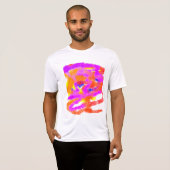 Kleur Ideeën abstracte mind stress T-shirt (Voorkant volledig)