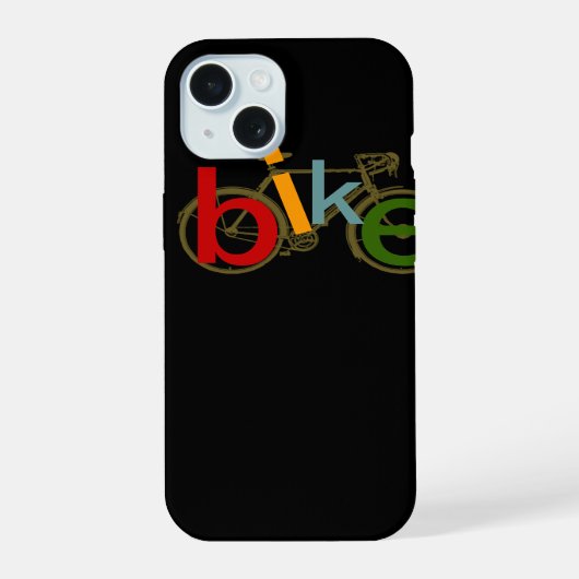 kleur ik fiets iPhone 15 case (Achterkant)