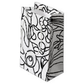 Kleur-ik-zwart-witkleurpartij Klein Cadeauzakje (Achterkant Gekanteld)