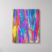 Kleur in beweging canvas afdruk (Voorkant)