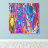 Kleur in Beweging Canvas Afdruk (Insitu (Houten vloer))