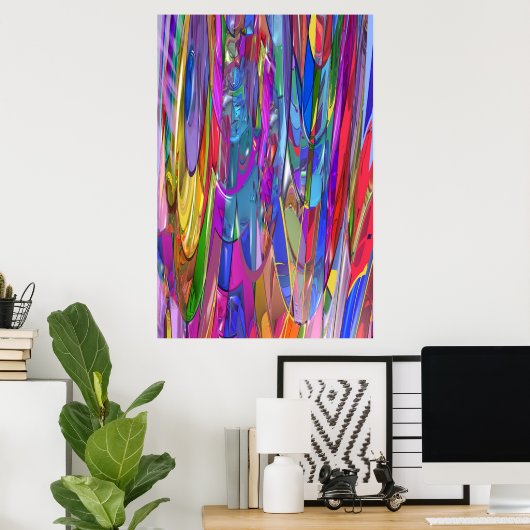 Kleur in beweging poster (Thuiskantoor)