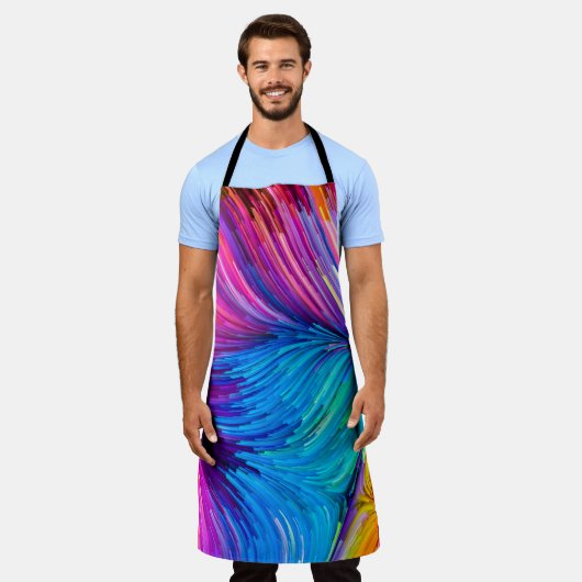 Kleur in bewegingsreeks. Abstract ontwerp van Fl Schort (Gedragen)