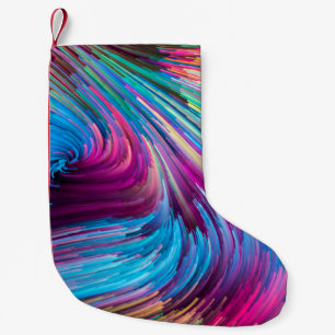 Kleur in bewegingsreeks. Achtergrondontwerp van li Kleine Kerstsok
