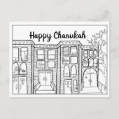 Kleur-in de Briefkaarten van de Chanoeka (Voorkant)