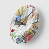 Kleur in de keuken ronde klok (Hoek)