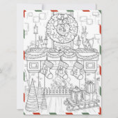 Kleur in de Kleurengroet van Kerstmis Feestdagenkaart (Voorkant)