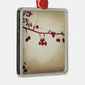 Kleur in een droeve winterdag metalen ornament (Rechts)