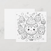 Kleur in Gift Kaart (Voorkant / Achterkant)