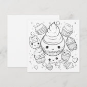 Kleur in Gift Kaart (Voorkant / Achterkant)