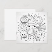 Kleur in Gift Kaart (Voorkant / Achterkant)