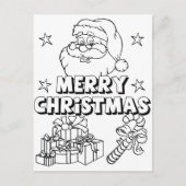 Kleur in het Briefkaart van de Kerstvakantie (Voorkant)