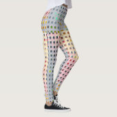 Kleur in het raster leggings (Rechts)
