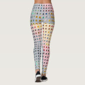 Kleur in het raster leggings (Achterkant)