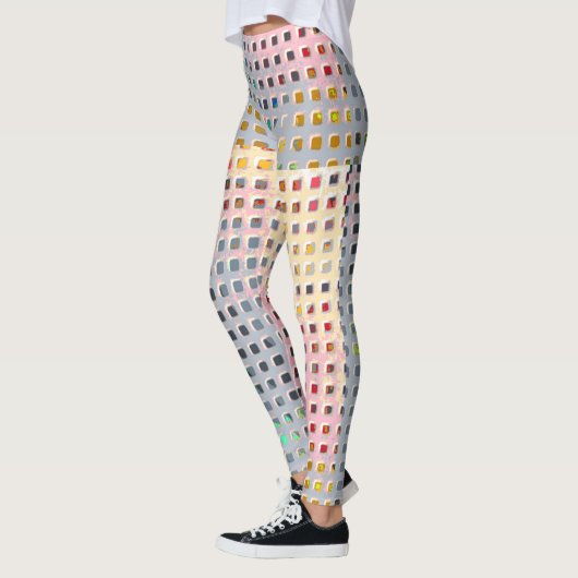 Kleur in het raster leggings (Links)