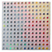 Kleur in het raster tegeltje (Voorkant)