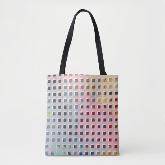 Kleur in het raster tote bag (Voorkant)