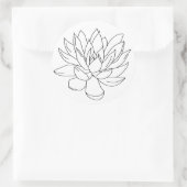 Kleur in je eigen stickers - Succulenten (Tas)