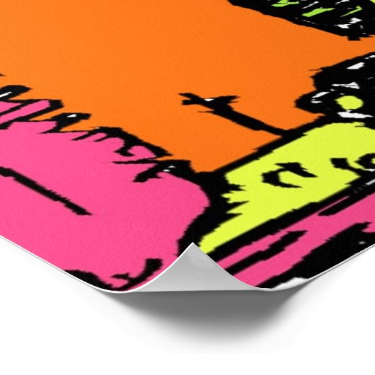 Kleur in mijn stad poster (Hoek)