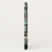 Kleur in steen, groen-grijs-munt overheerst Case-Mate iPhone case (Achterkant/links)