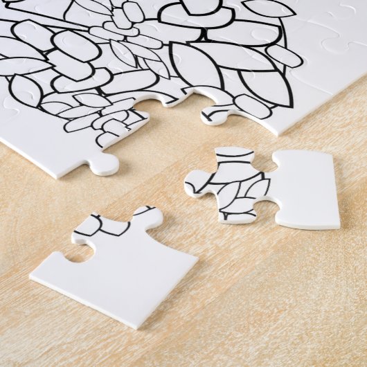 Kleur in Teddy Bears Picnic Legpuzzel (Zijkant)