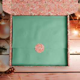Kleur in vintage zeeschuim effen tissuepapier