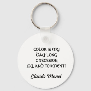 KLEUR IS MIJN OBSESSIE QUOTE sleutelhanger