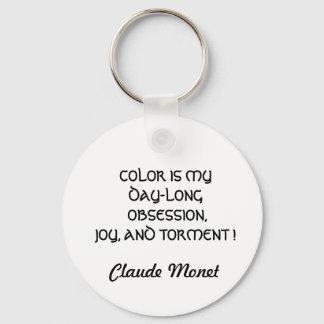 KLEUR IS MIJN OBSESSIE QUOTE sleutelhanger
