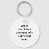 KLEUR IS MIJN OBSESSIE QUOTE sleutelhanger (Achterkant)
