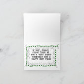 Kleur-it-in-kerstkaart - kerstlampjes kaart (Binnen)