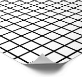 KLEUR IT verslavend VIERKANT / carrée verslavend Poster (Hoek)