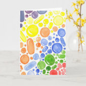 Kleur je dag vlekkerig kaart (Gele Bloem)