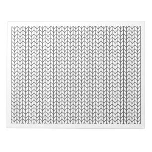 KLEUR JE EIGEN Breien 11x8.5 Notitieblok Horizonta